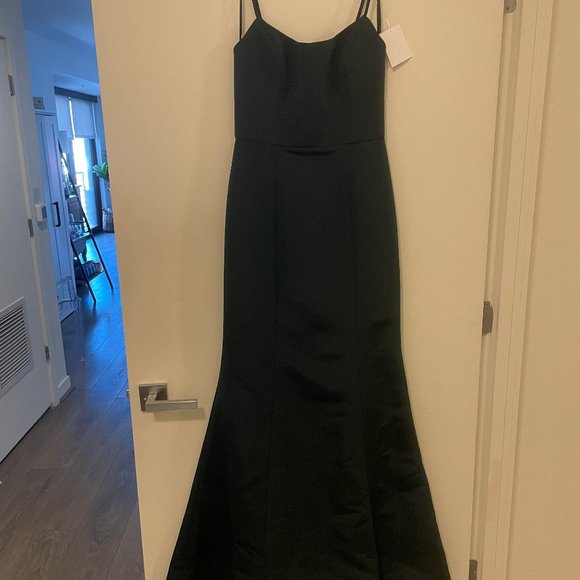 Amsale Dresses Amsale Hunter Green Bridesmaid Dress Poshmark